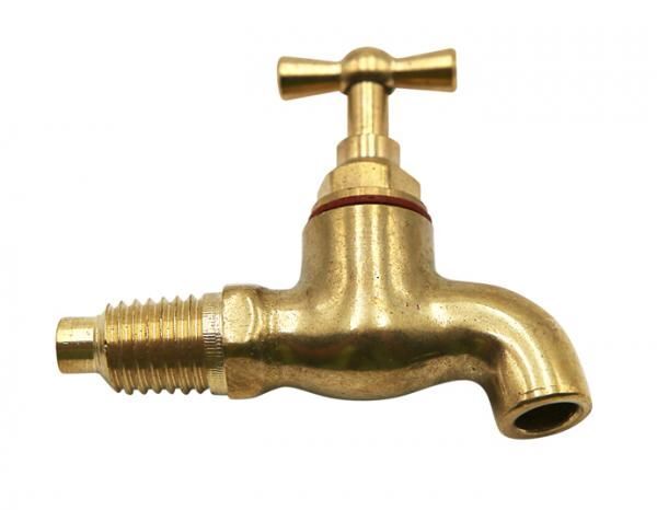 Tap for port barrel brass #8 (10-13mm) — fermenter and brewing vessel