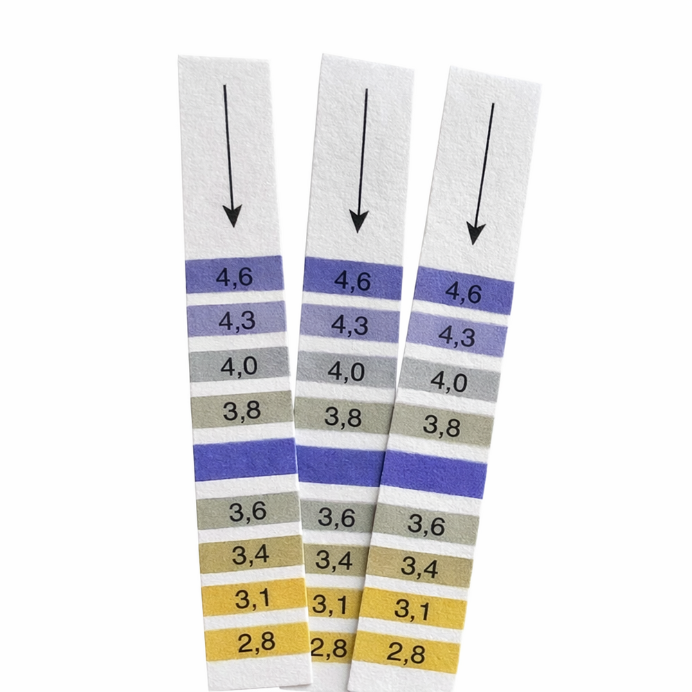 pH papers 2.8 to 4.6 ph   3 Pack