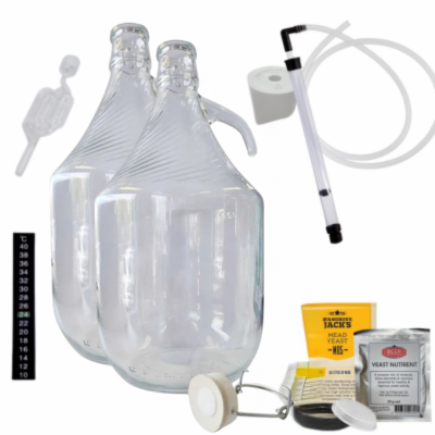 Mead Making Starter Kit with Equipment Ingredient & Instructions — Ginger Beer extract homebrew kit