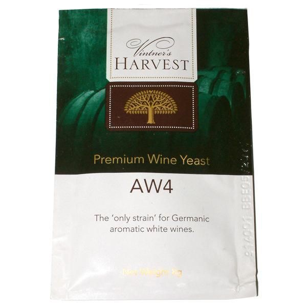 Wine Yeast - Vintners Harvest AW4 german white — wine making yeast