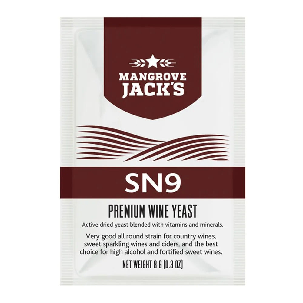 Wine yeast - Mangrove Jack's SN9 AP/Cider 8g — cider brewing kit
