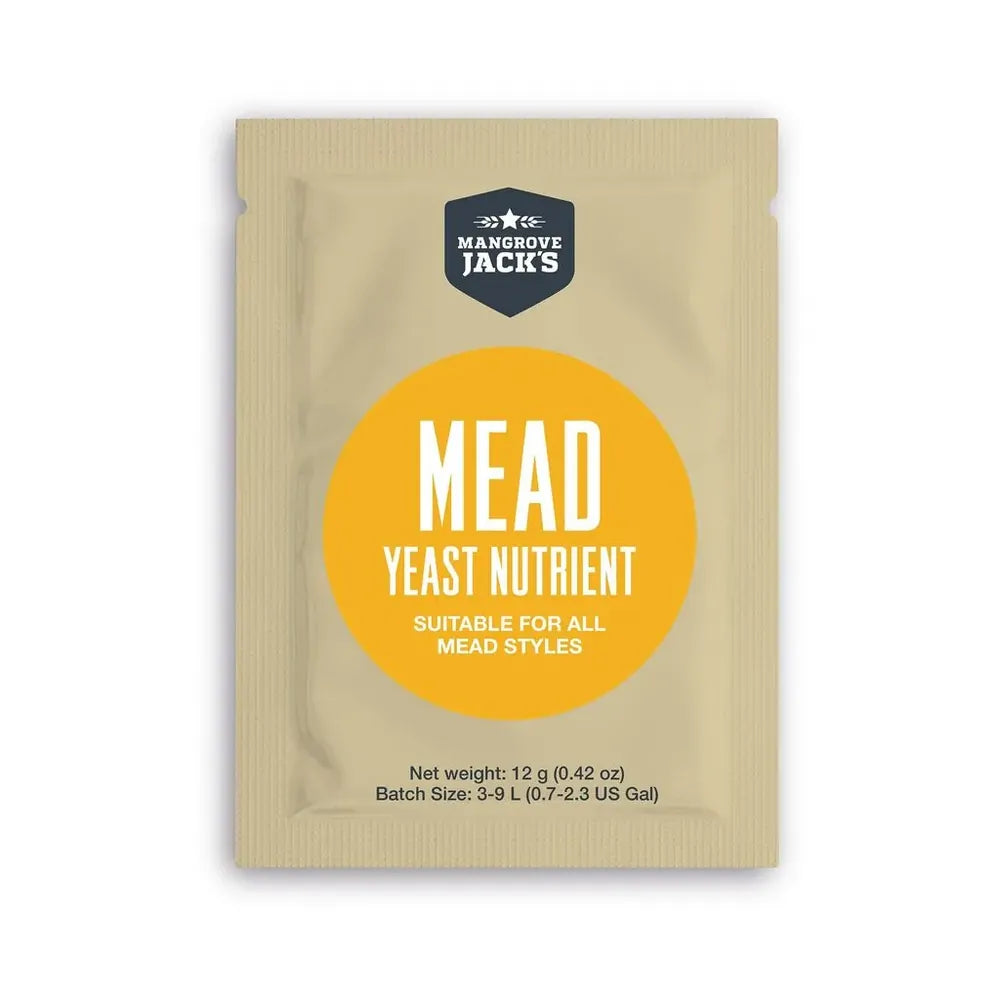 Mangrove Jack's Mead Yeast Nutrient 12g — brewing additive for homebrewing