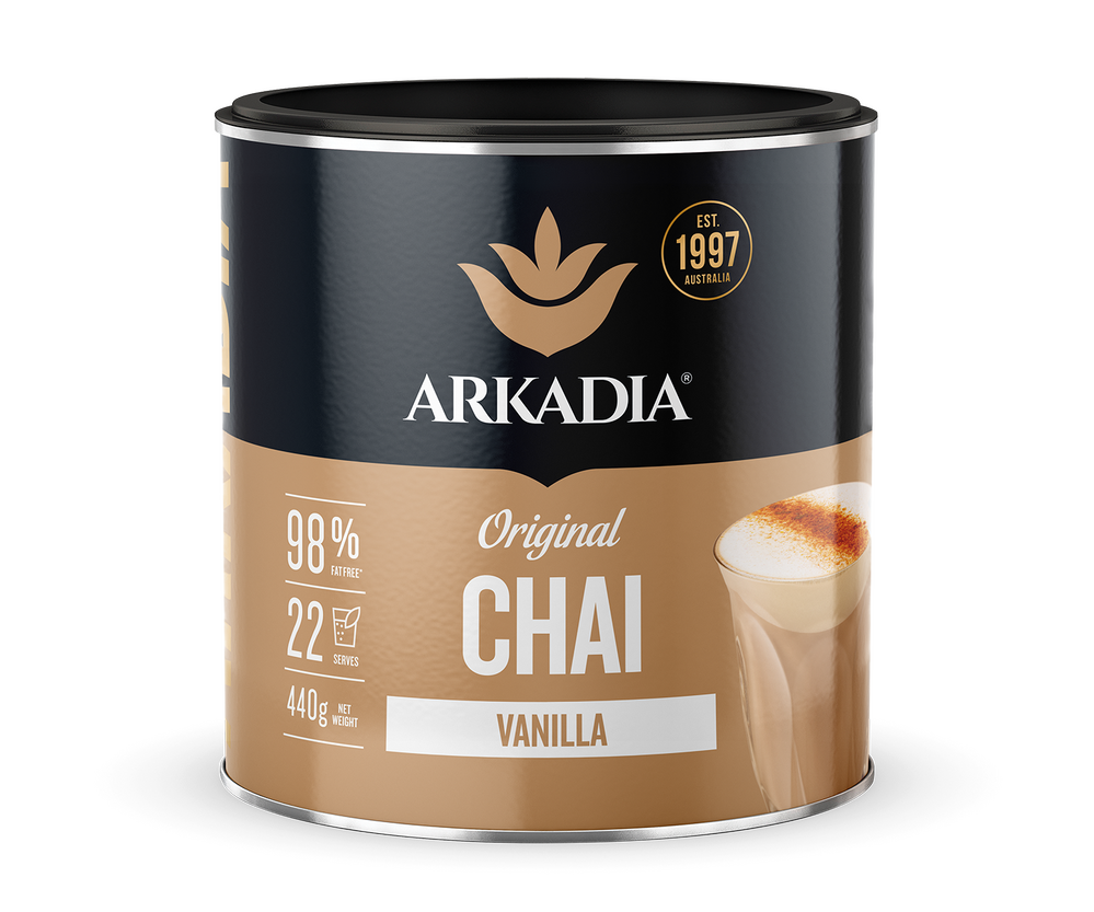 Arkadia Vanilla Chai Tea 440g — café and beverage supplies