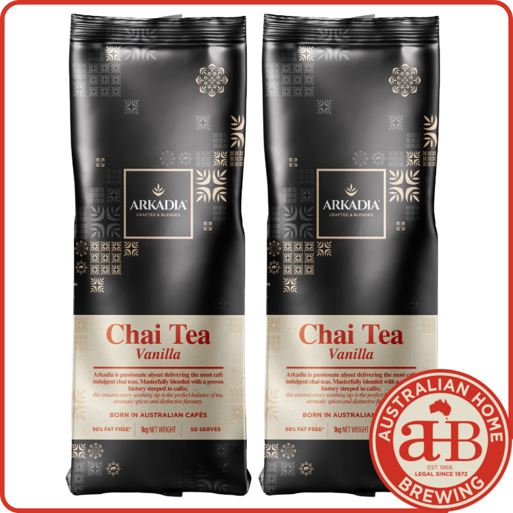 2 x Arkadia Chai Tea Vanilla 1Kg