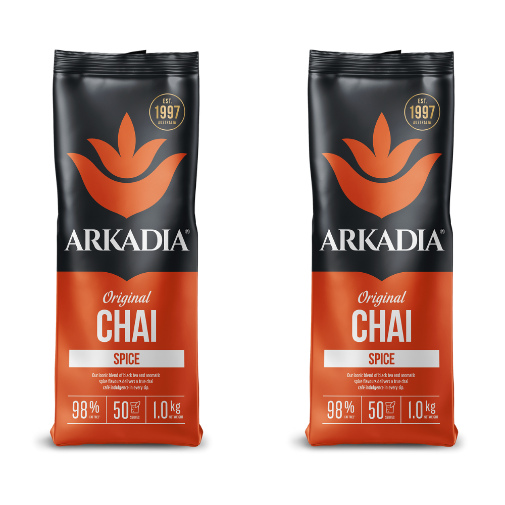 Arkadia Spice Chai Tea 1Kg x 2 — café and beverage supplies