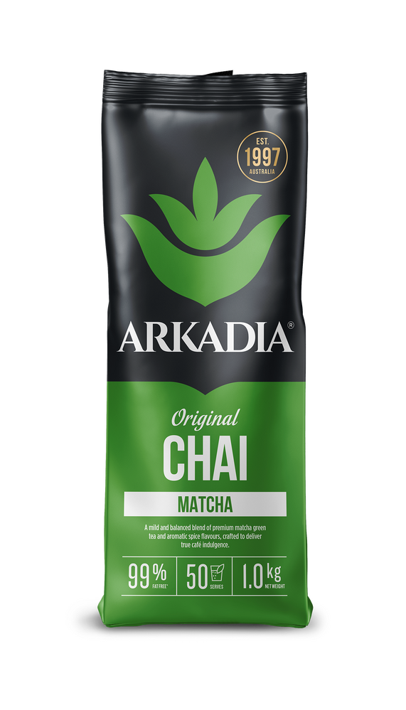 Arkadia Matcha Latte Chai 1 KG — café and beverage supplies