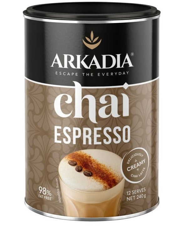 6 PACK Arkadia Chai Espresso 240g - Dirty Chai