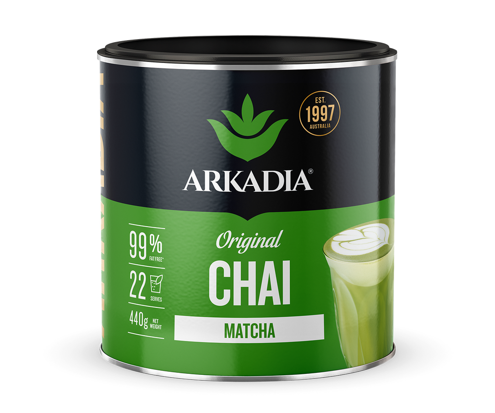 6x Arkadia Matcha Latte Chai  440g