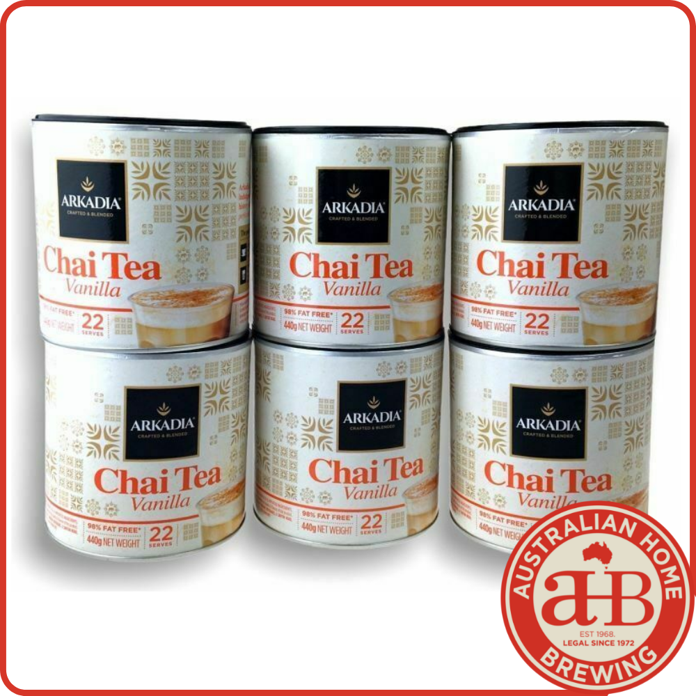 Arkadia Chai Vanilla Tea 440g x6