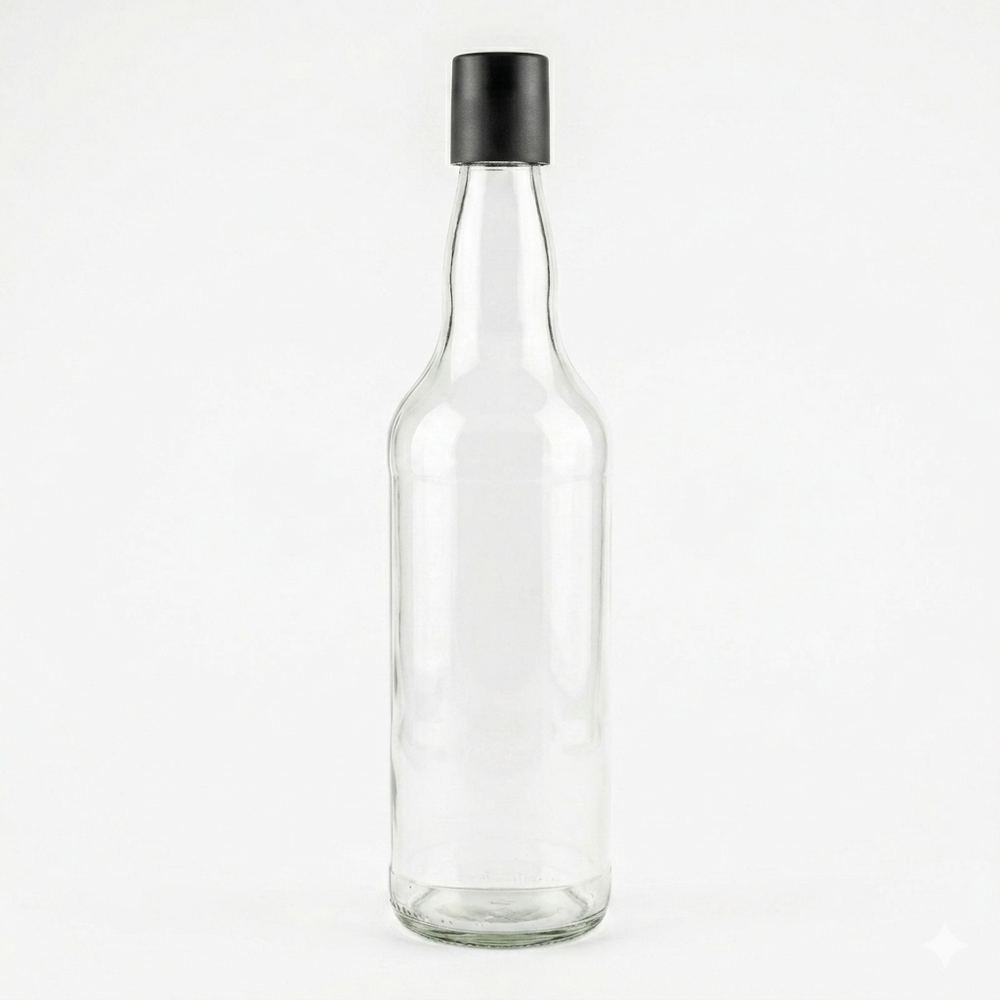 6x Spirit Bottles Whiskey & Cap 700ml
