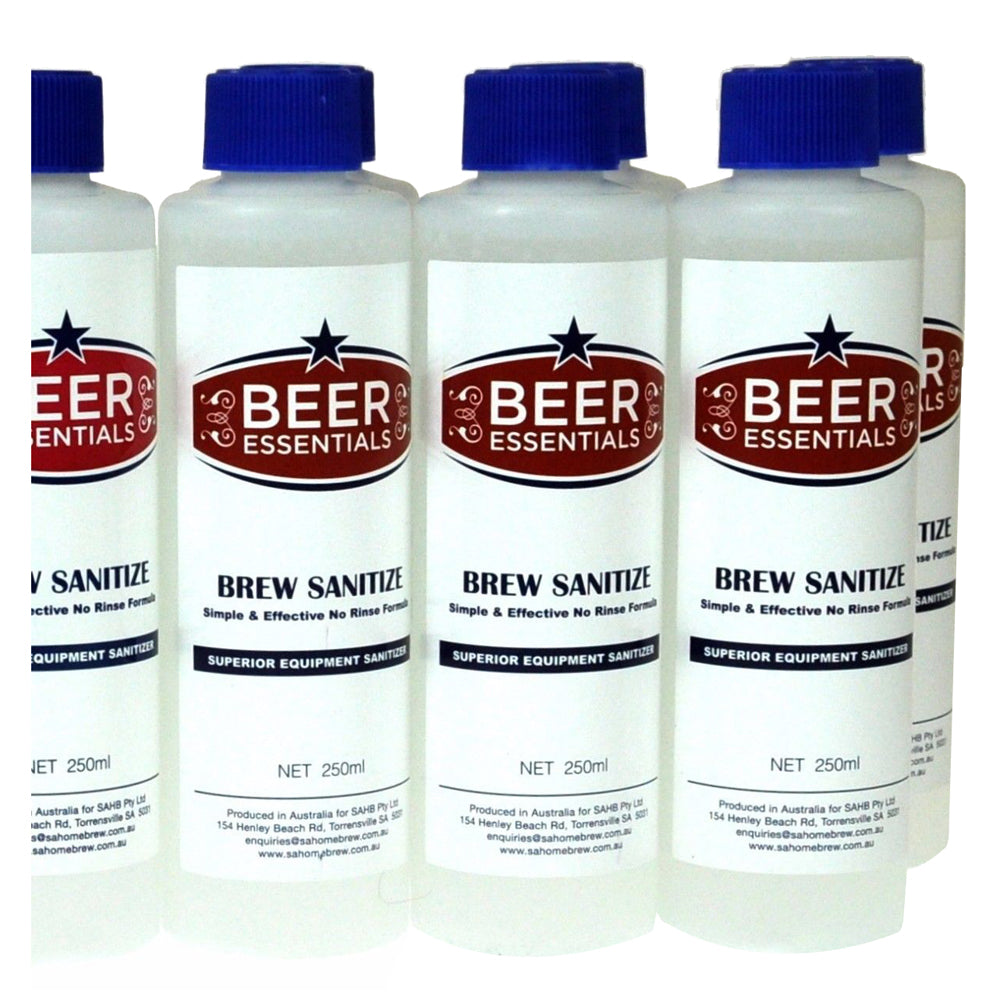 6 PACK Brew Sanitize 250ml no-rinse santiser