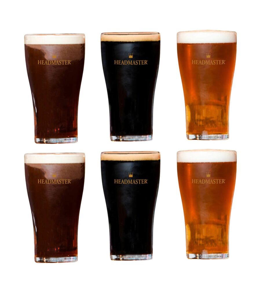 Glass Headmaster 425ml x6 — homebrew testing and measuring equipment