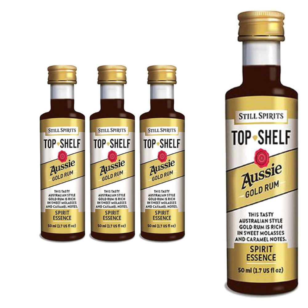 Still Spirits Top Shelf Aussie Gold Rum essence 4 pack