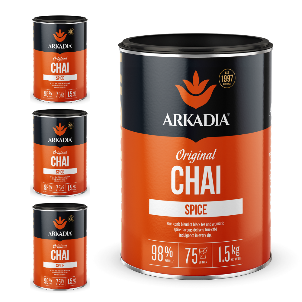 Arkadia Spice Chai  4 x 1.5kg — café and beverage supplies