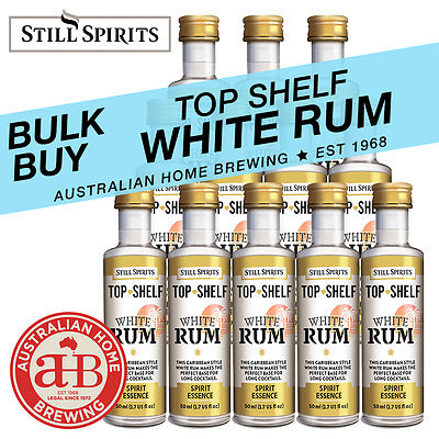 Still Spirits Top Shelf White Rum - 10 Pack