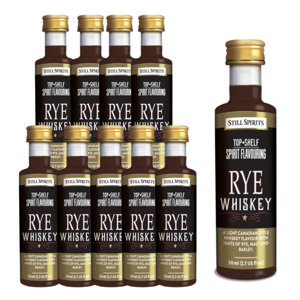 Still Spirits Top Shelf Rye Whiskey Essence — Bourbon spirit essence for home distilling