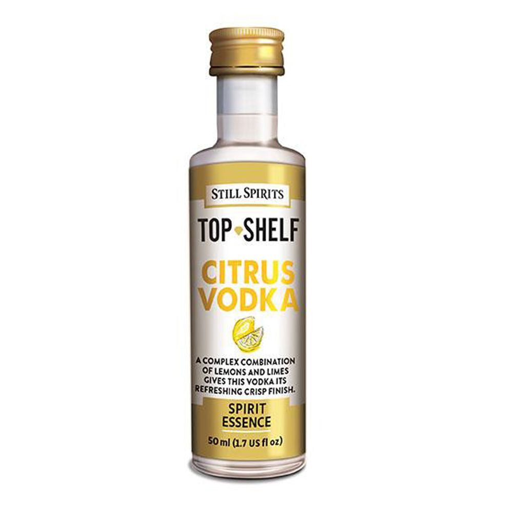 10 x Still Spirits Top Shelf Citrus Vodka Essence