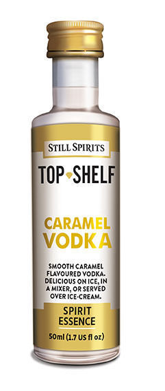 10 x Still Spirits Top Shelf Caramel Vodka