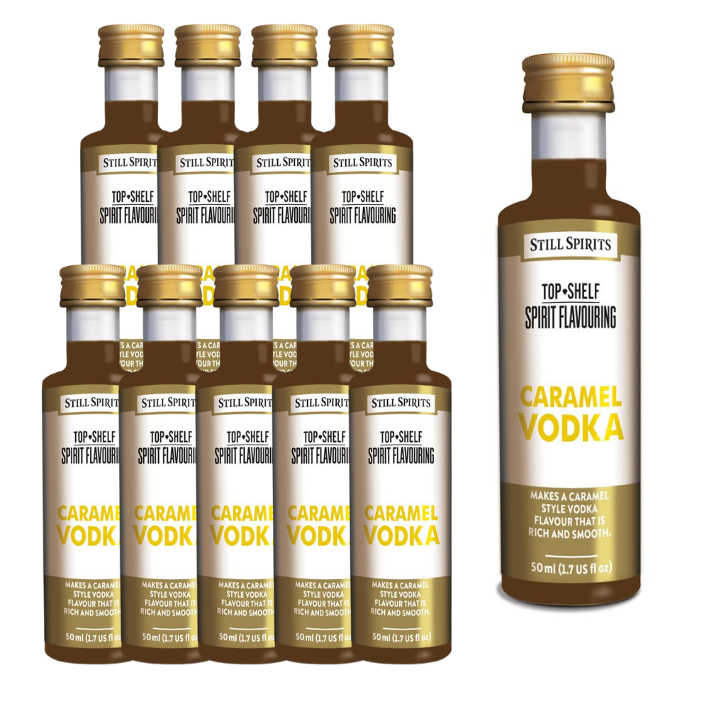 Still Spirits Top Shelf Caramel Vodka — Vodka spirit essence for home distilling
