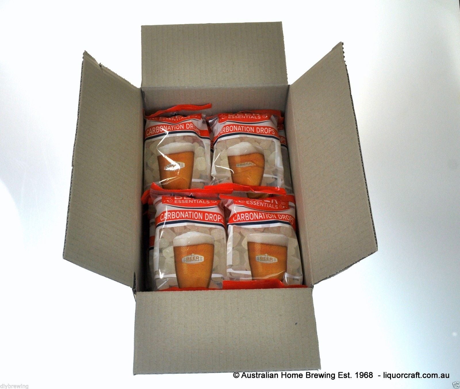 Carbonation Drops x 20 packs — homebrew bottles and capping equipment