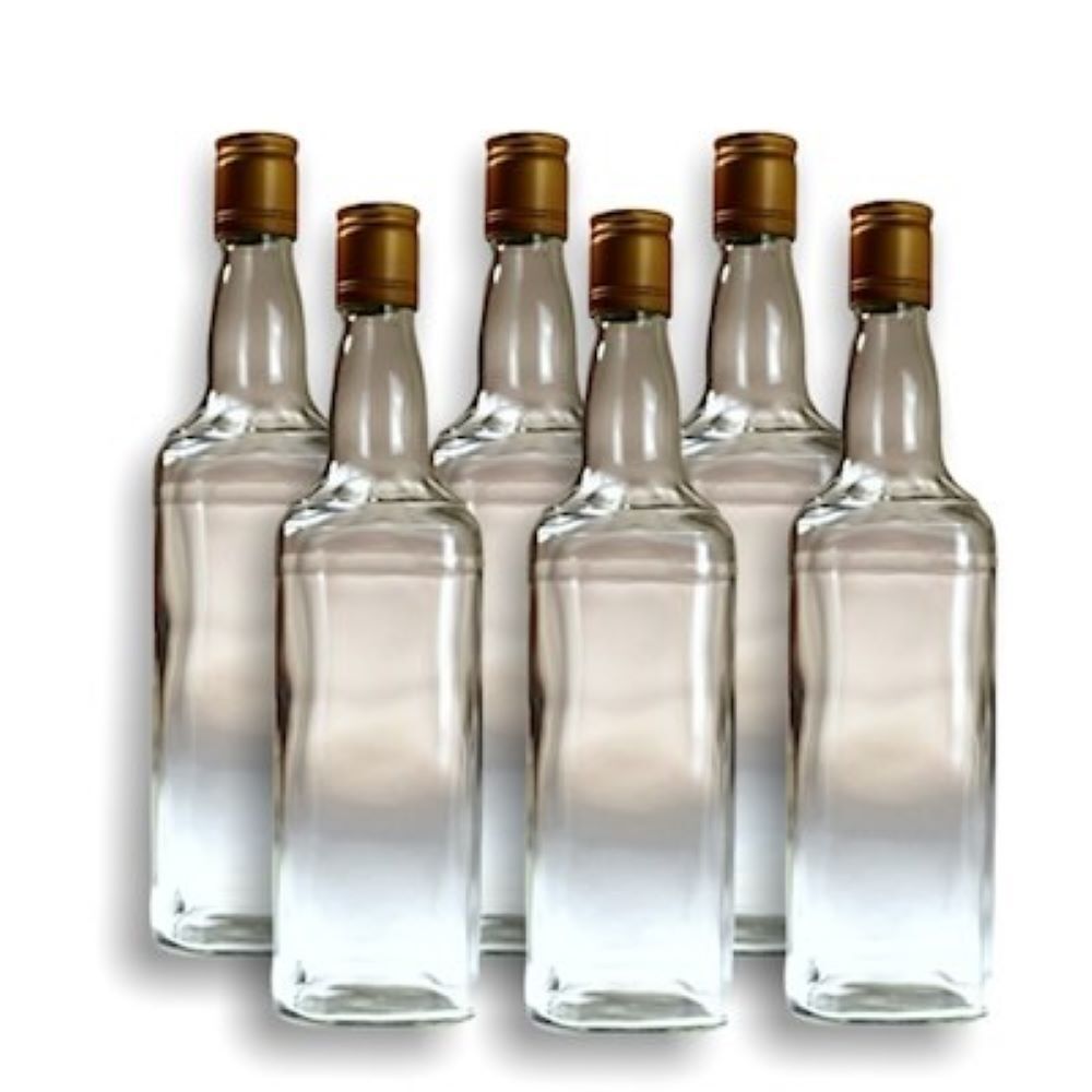 Bottle 700ml Jimmy Square x24 — homebrew bottles and capping equipment