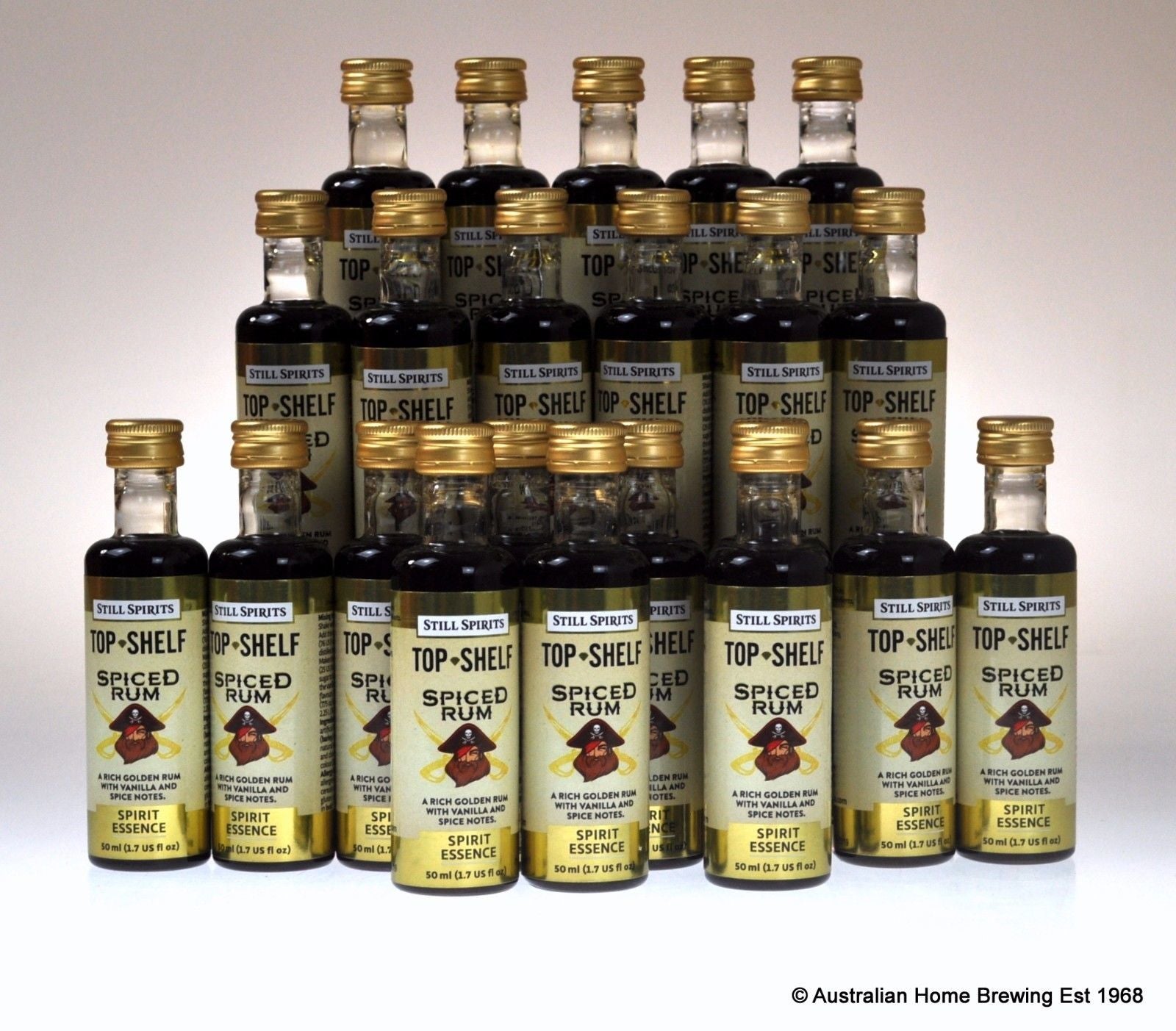 36 Pack Still Spirits Top Shelf Spiced Rum Essence home brew spirit making  rum