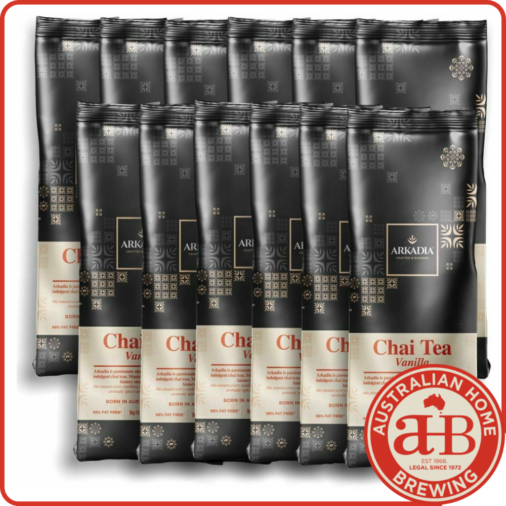 12 x Arkadia Chai Tea Vanilla 1Kg