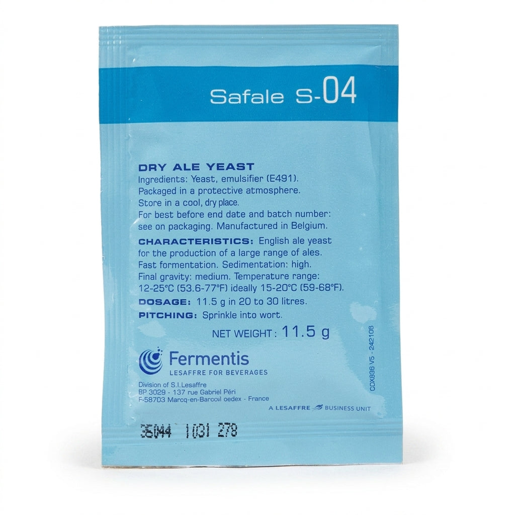 Fermentis SafAle S-04 English Ale Yeast 11g